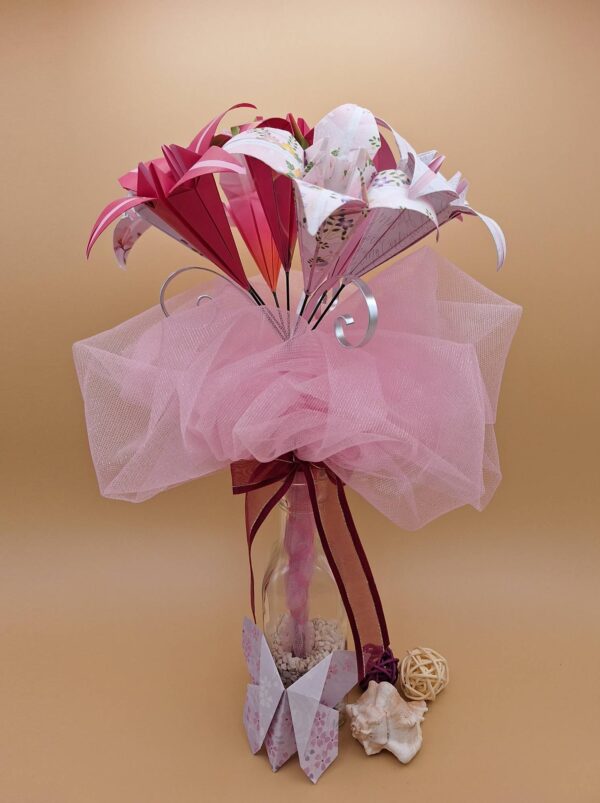 bouquet douceur sucrée rose