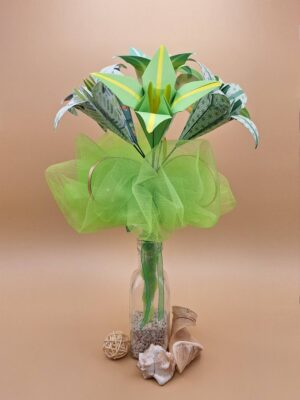 bouquet éclat printanier vert