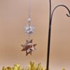 étoile cuivrée suspension noël