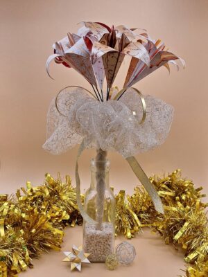 bouquet étoile flamboyante rouge noël